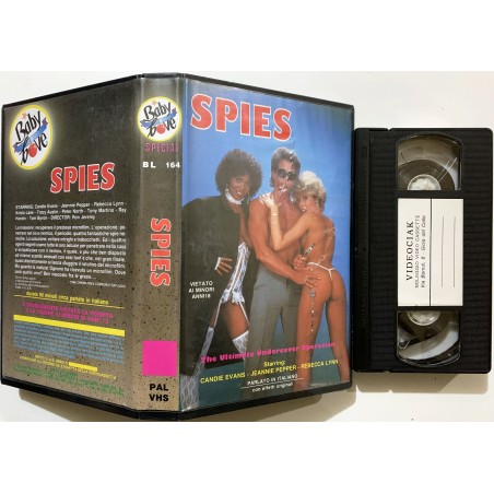 VHS HARD SPIES CANDIE EVANS JEANNIE PEPPER REBECCA LYNN BABY LOVE